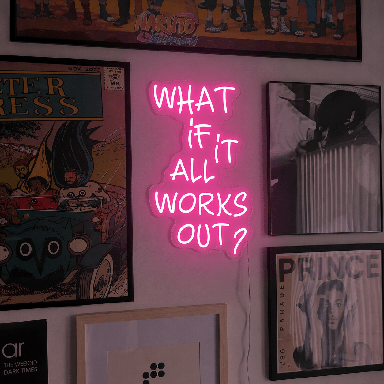 What If It All Works Out LED Neon Sign Home Decor - Shineneon