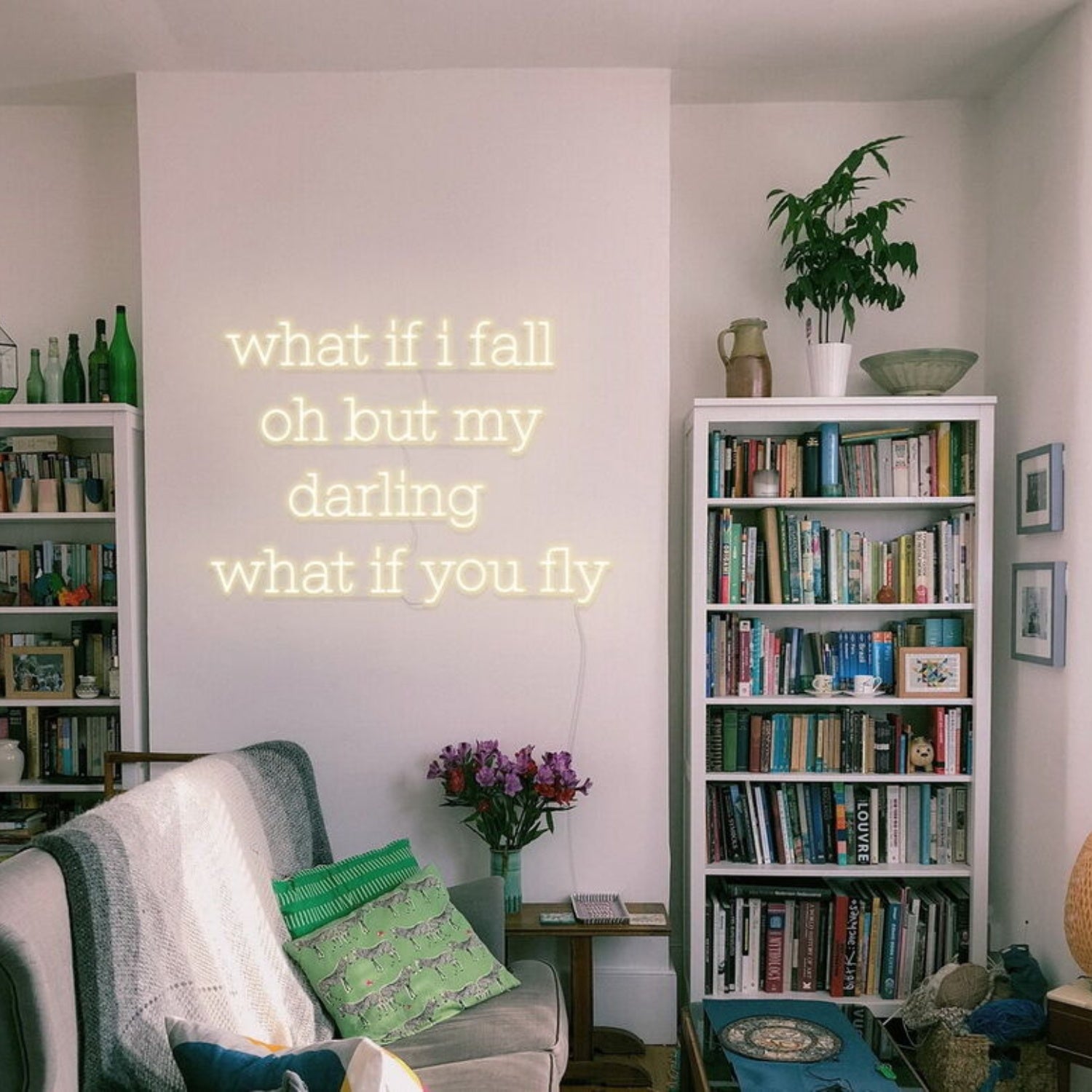 What If You Fly Led Neon Sign For Inspirational And Motivational Spaces | Shineneon