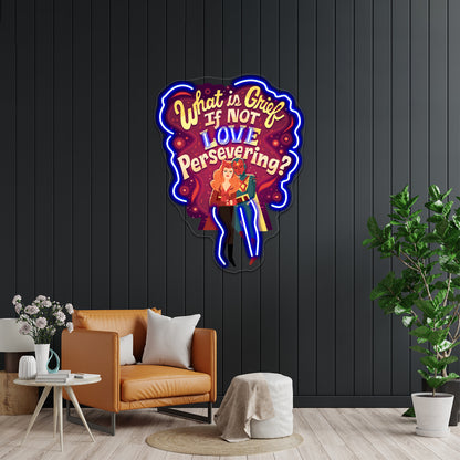 What Is Grief Artwork Neon Signs Custom