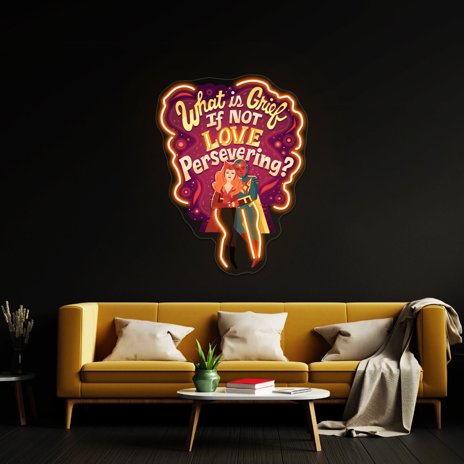What Is Grief Artwork Neon Signs Custom | Shineneon