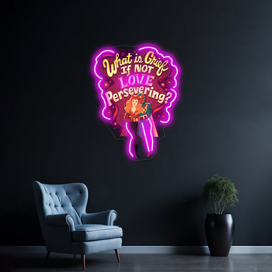 What Is Grief Artwork Neon Signs Custom