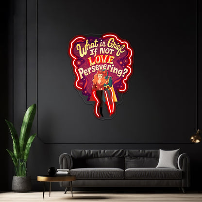 What Is Grief Artwork Neon Signs Custom