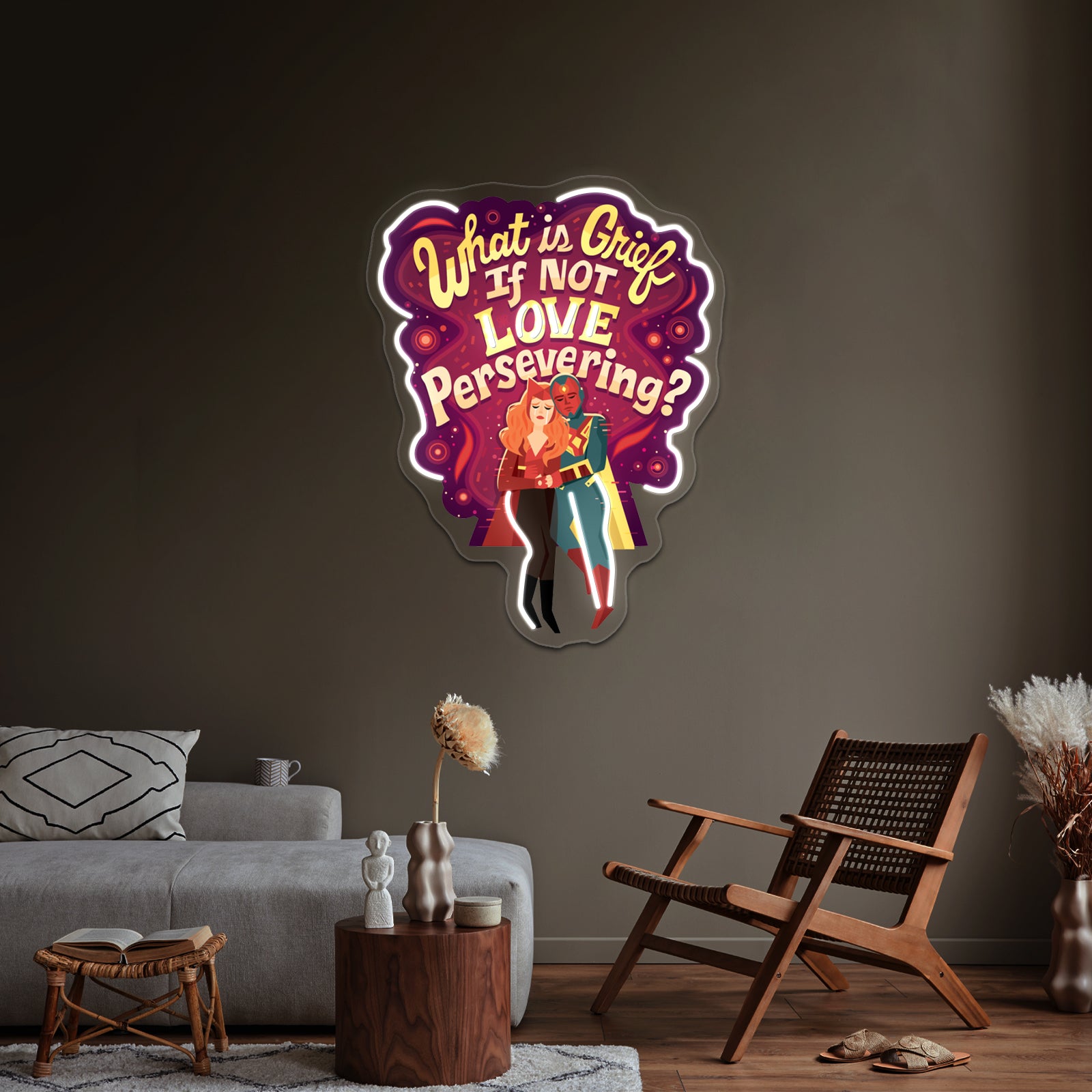 What Is Grief Artwork Neon Signs Custom | Shineneon