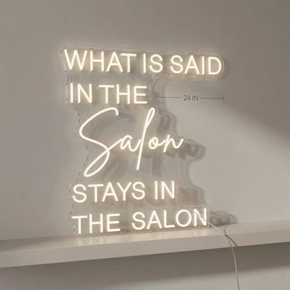 What Is Said LED Neon Sign - Shineneon