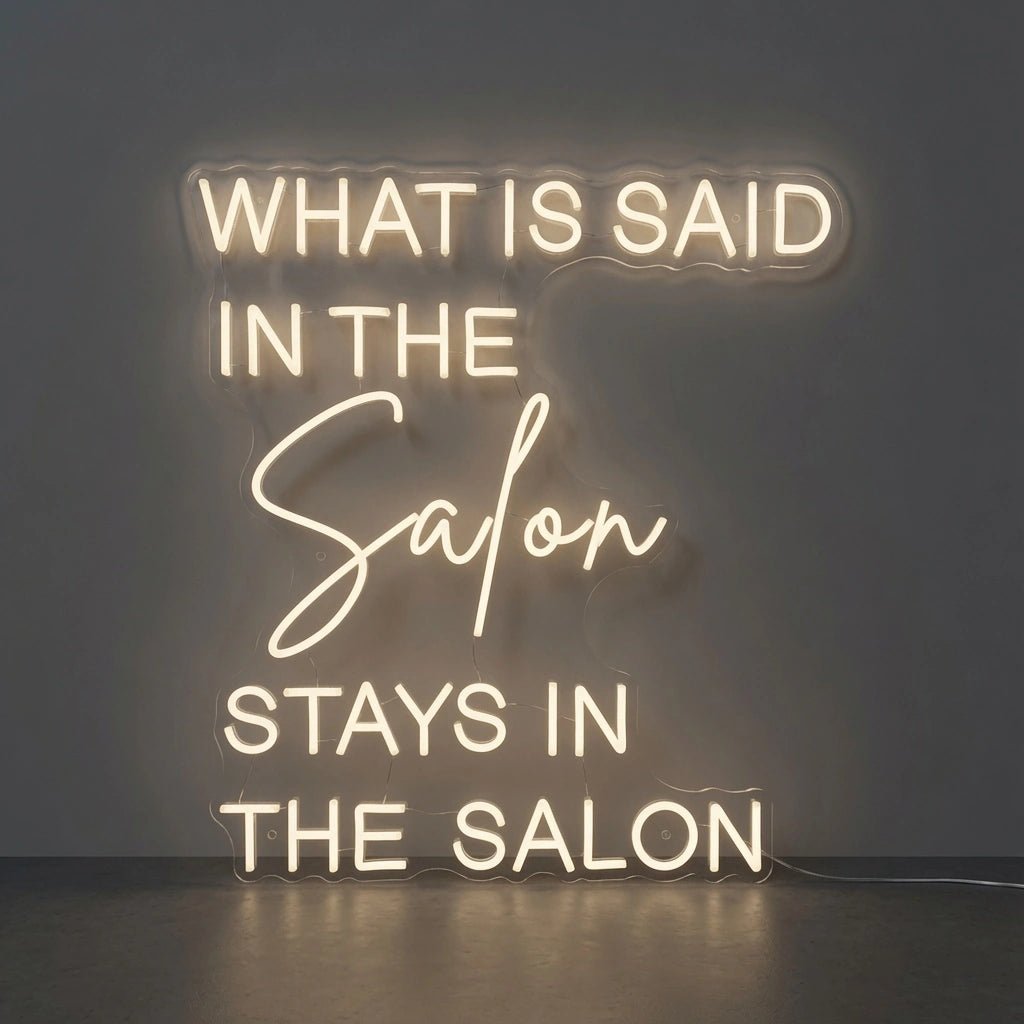 What Is Said Wall Decor LED Neon Sign - Shineneon