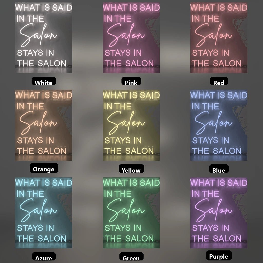 What Is Said Wall Decor LED Neon Sign - Shineneon