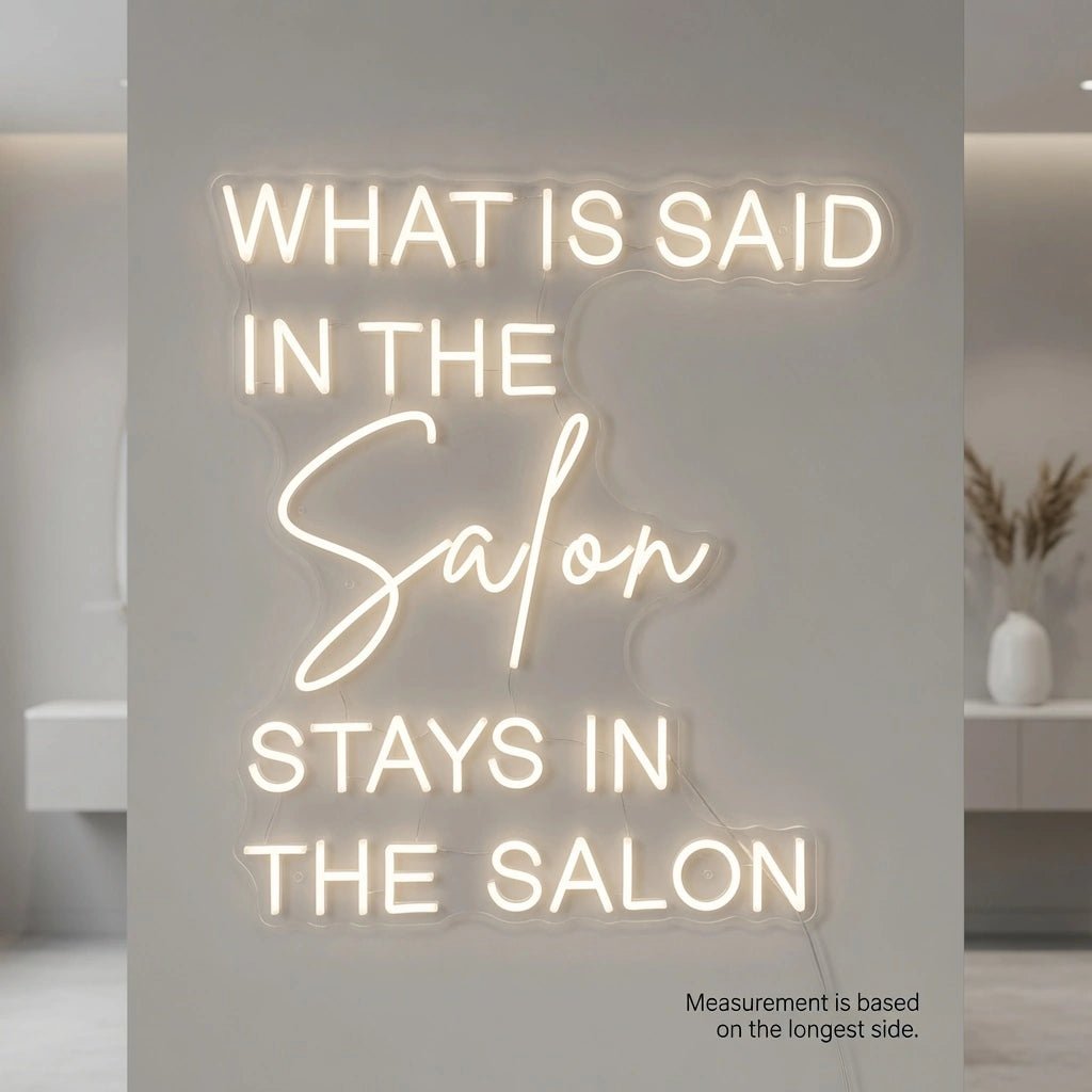 What Is Said Wall Decor LED Neon Sign - Shineneon