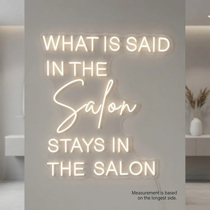 What Is Said Wall Decor LED Neon Sign - Shineneon