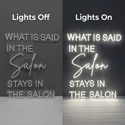 What Is Said Wall Decor LED Neon Sign - Shineneon