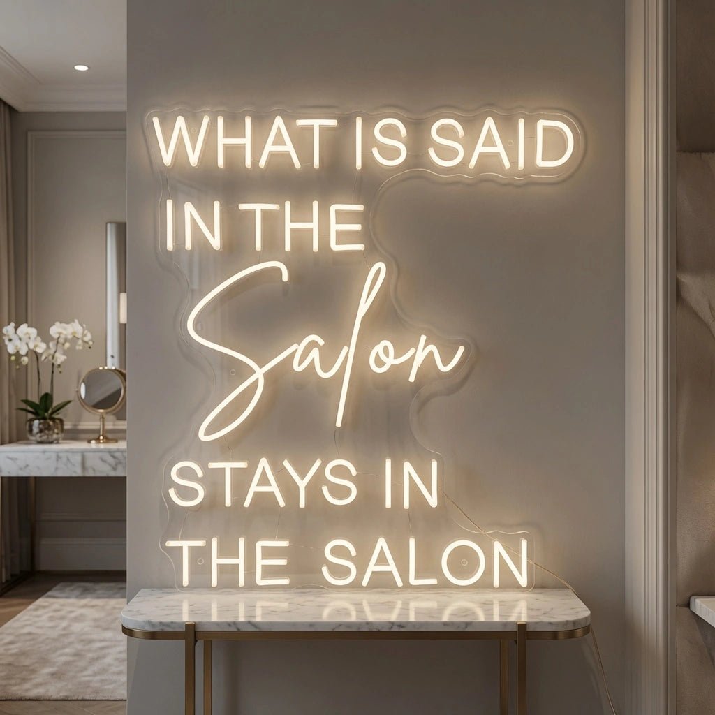 What Is Said Wall Decor LED Neon Sign - Shineneon