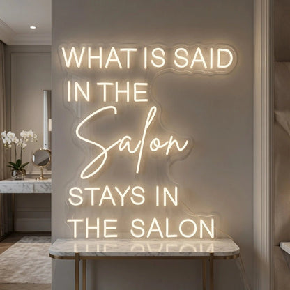 What Is Said Wall Decor LED Neon Sign - Shineneon