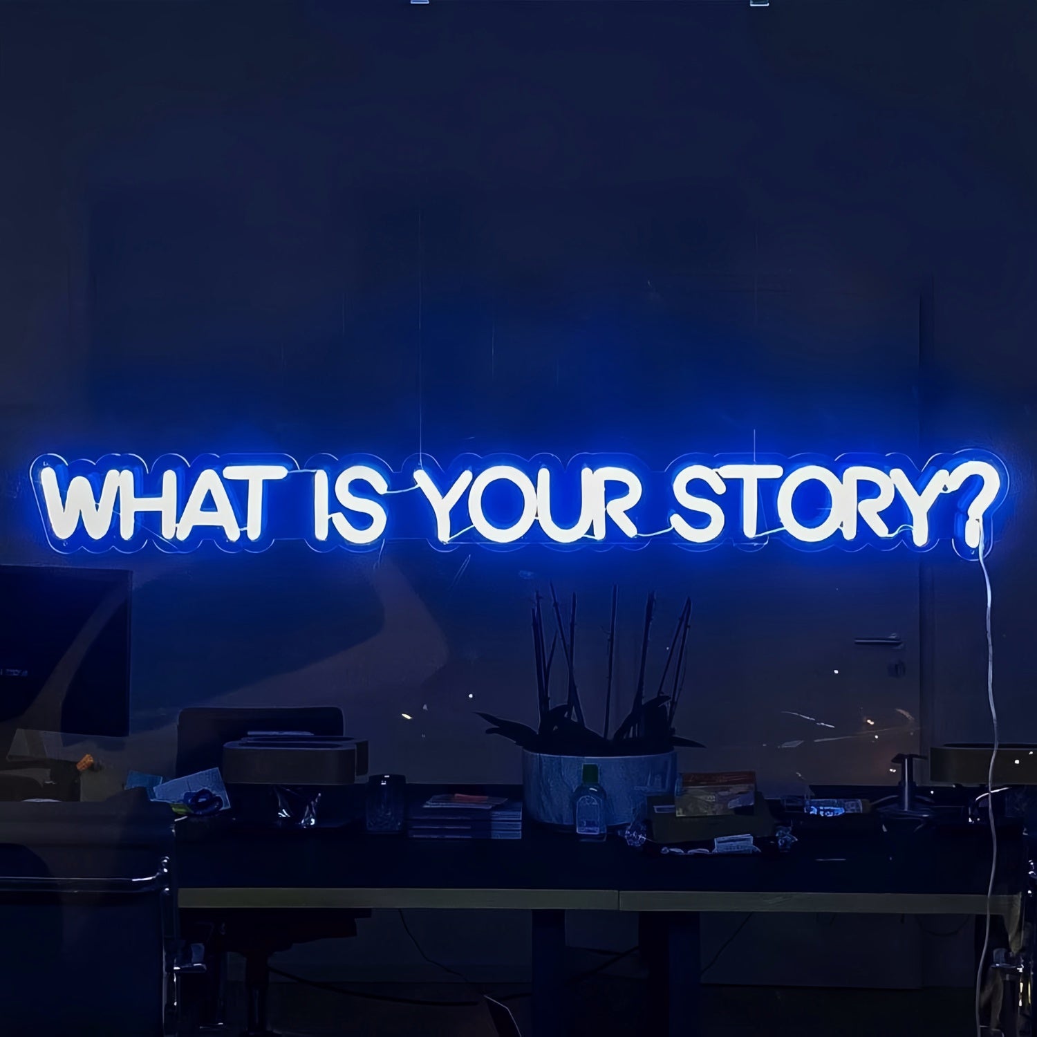 What Is Your Story Led Neon Sign Let Your Narrative Shine In Neon | Shineneon