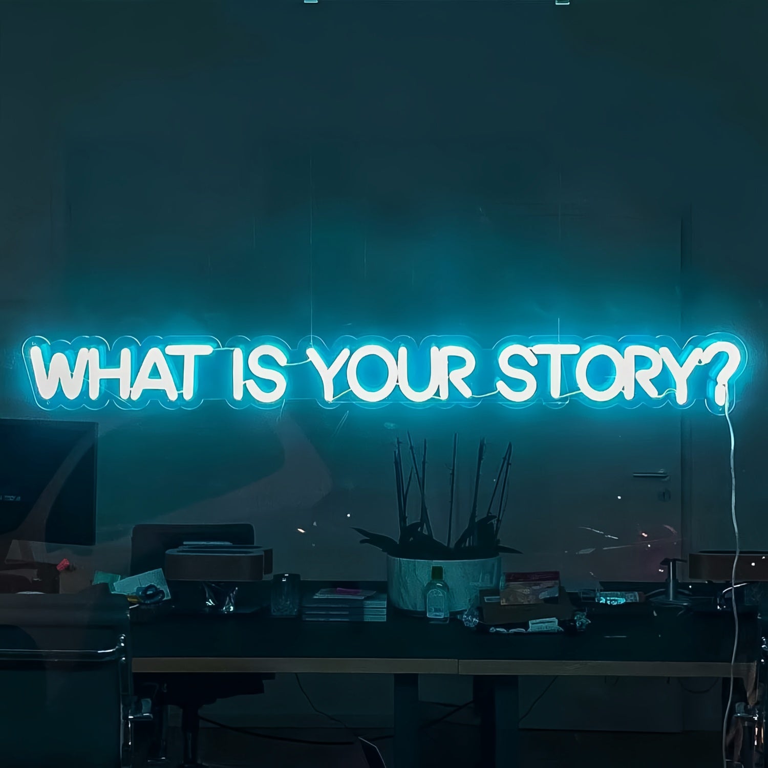 What Is Your Story Led Neon Sign Let Your Narrative Shine In Neon | Shineneon