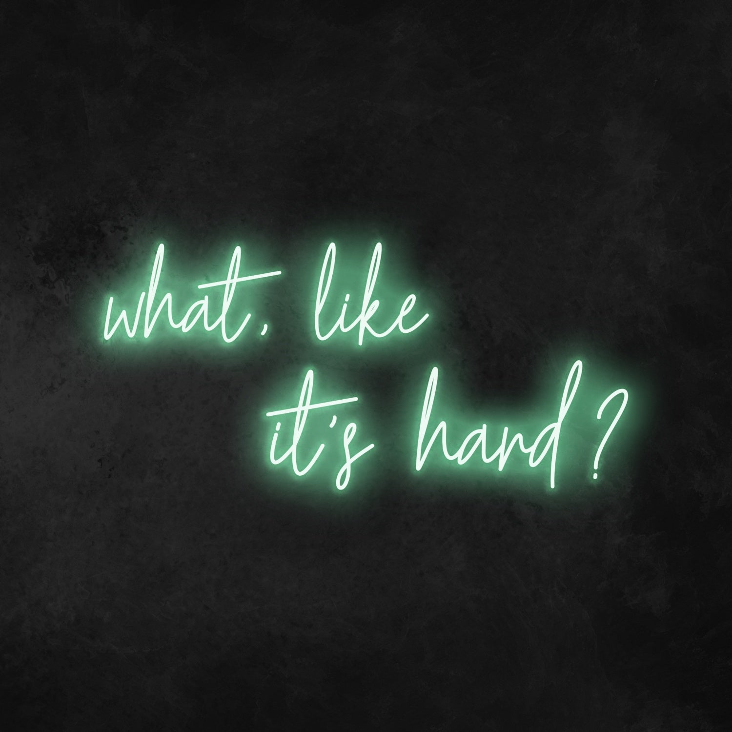 What Like Its Hard Neon Sign | Shineneon