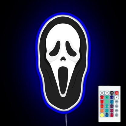 What S Your Favourite Scary Movie Rgb Led Neon Sign Pop Wall Art