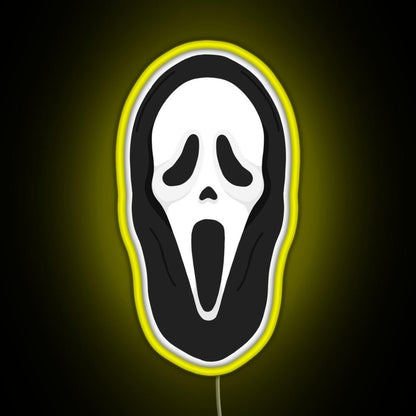 What S Your Favourite Scary Movie Rgb Led Neon Sign Pop Wall Art - Shineneon