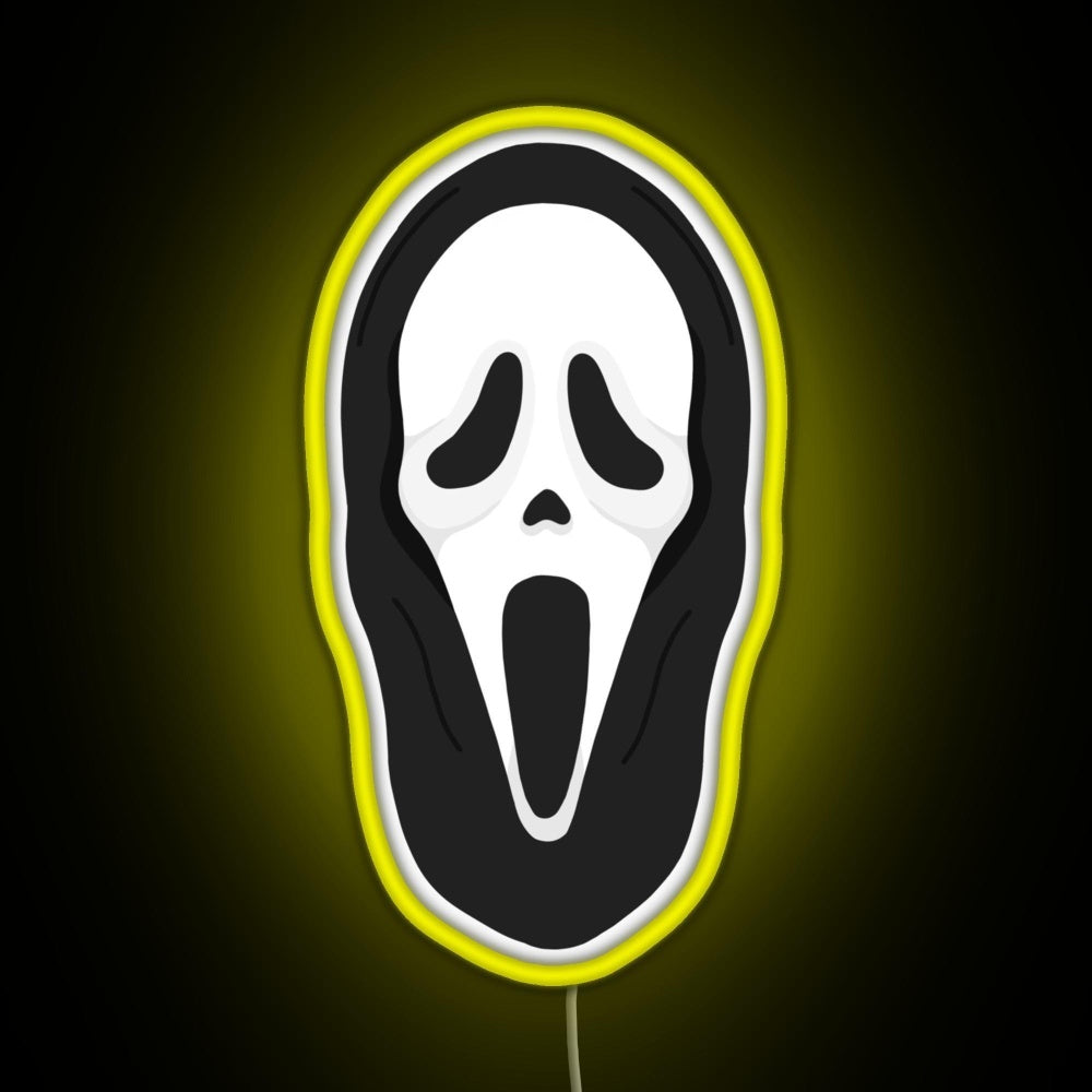 What S Your Favourite Scary Movie Rgb Led Neon Sign Pop Wall Art