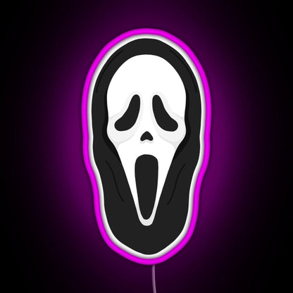 What S Your Favourite Scary Movie Rgb Led Neon Sign Pop Wall Art - Shineneon