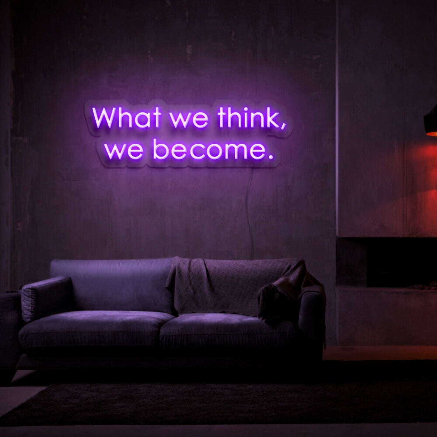What We Think We Become Led Neon Sign - Shineneon