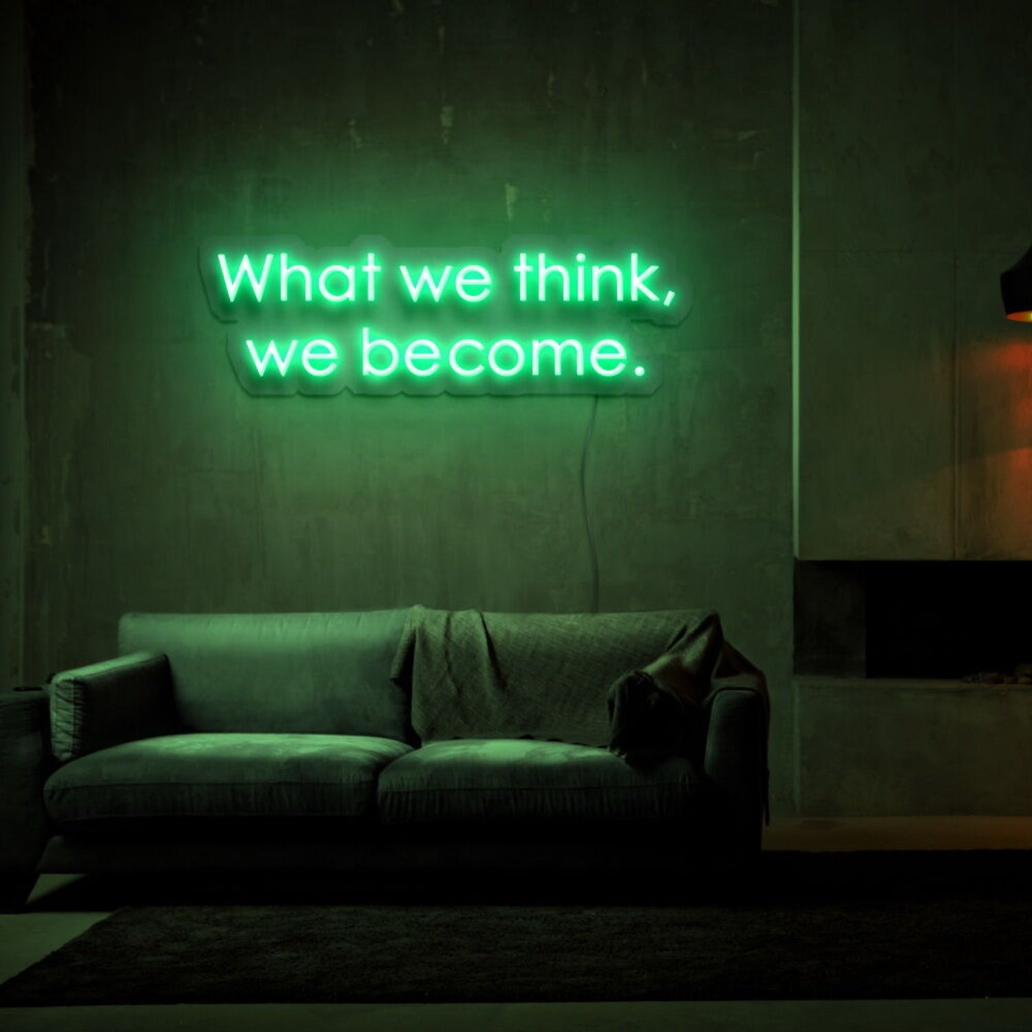 What We Think We Become Led Neon Sign - Shineneon