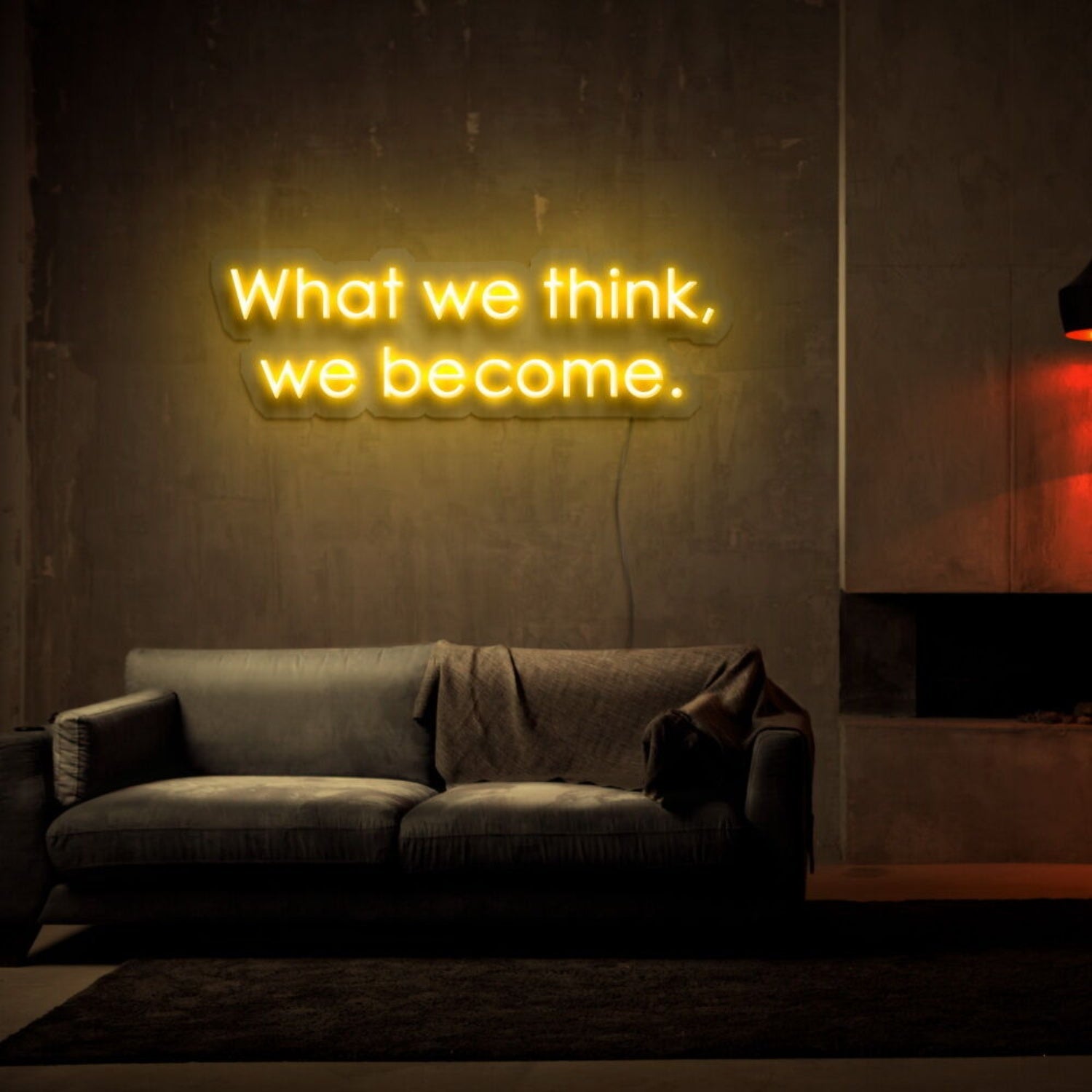 What We Think We Become Led Neon Sign - Shineneon