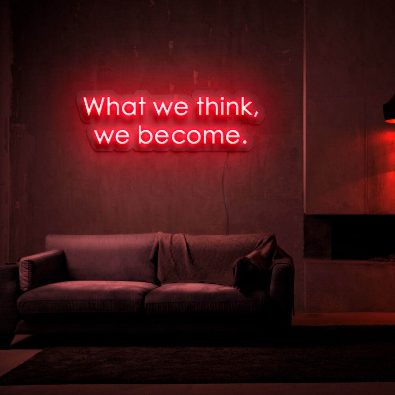 What We Think We Become Led Neon Sign - Shineneon