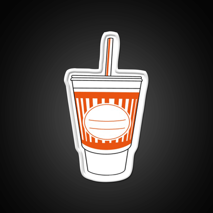 Whataburger Cup Fast Food Led Neon Sign For Burger Place Rgb Color - Shineneon