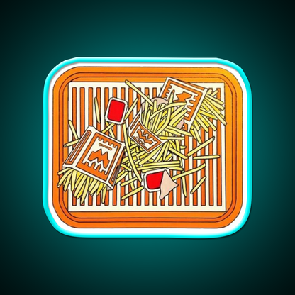 Whataburger Fries Fast Food Led Neon Sign For Burger Place Rgb Color