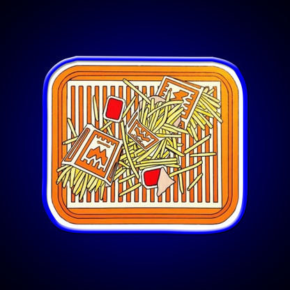 Whataburger Fries Fast Food Led Neon Sign For Burger Place Rgb Color