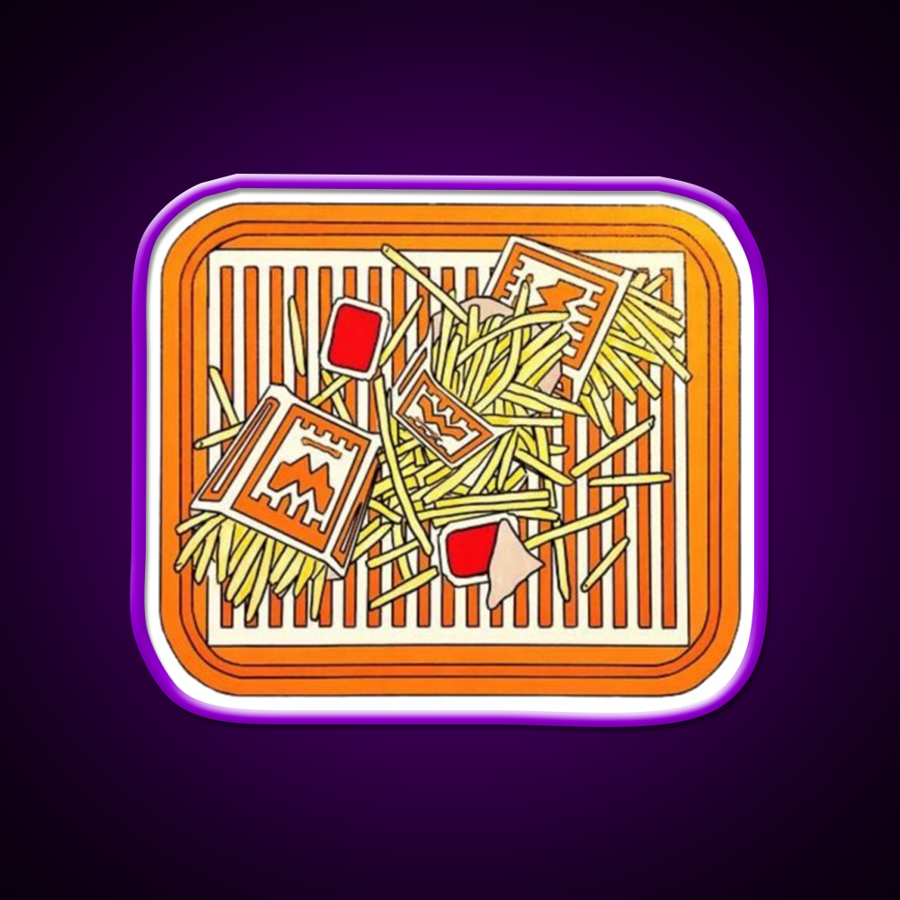 Whataburger Fries Fast Food Led Neon Sign For Burger Place Rgb Color