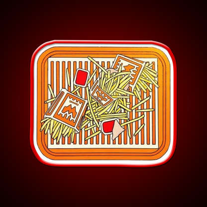 Whataburger Fries Fast Food Led Neon Sign For Burger Place Rgb Color