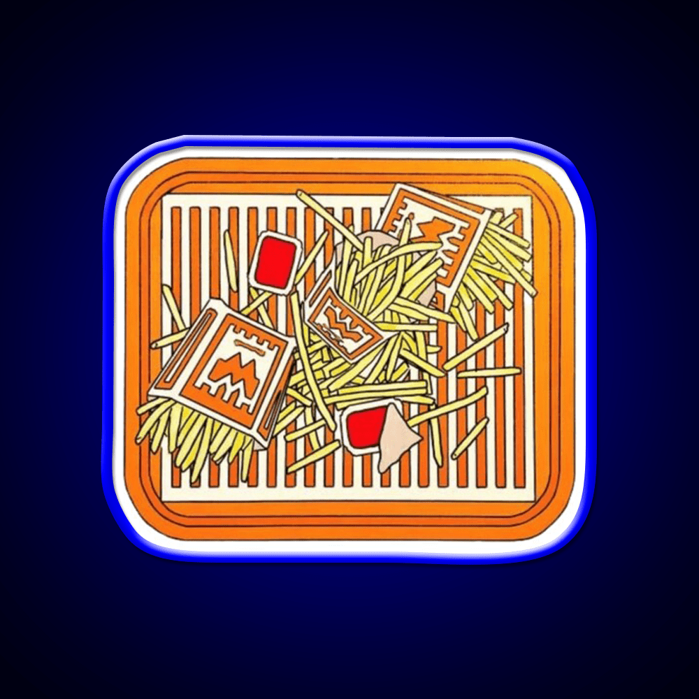 Whataburger Fries Fast Food Led Neon Sign For Burger Place Rgb Color - Shineneon