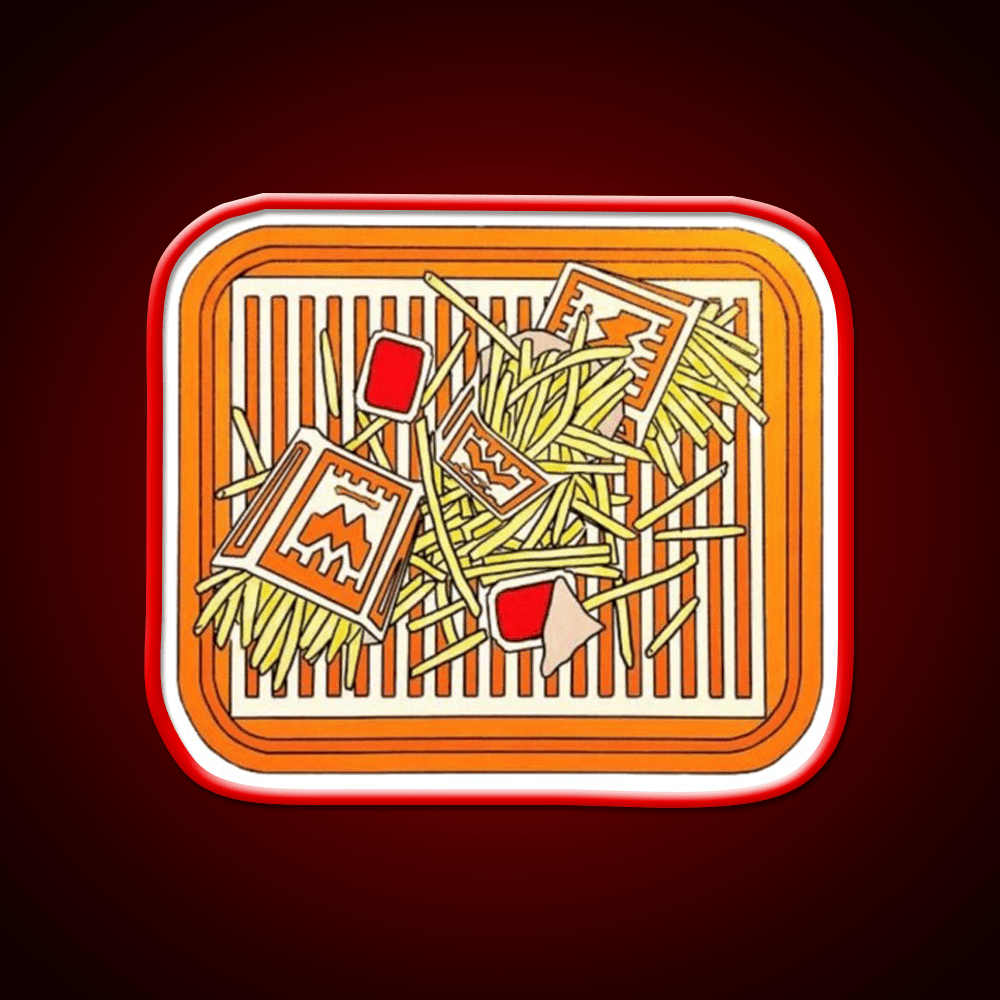 Whataburger Fries Fast Food Led Neon Sign For Burger Place Rgb Color - Shineneon