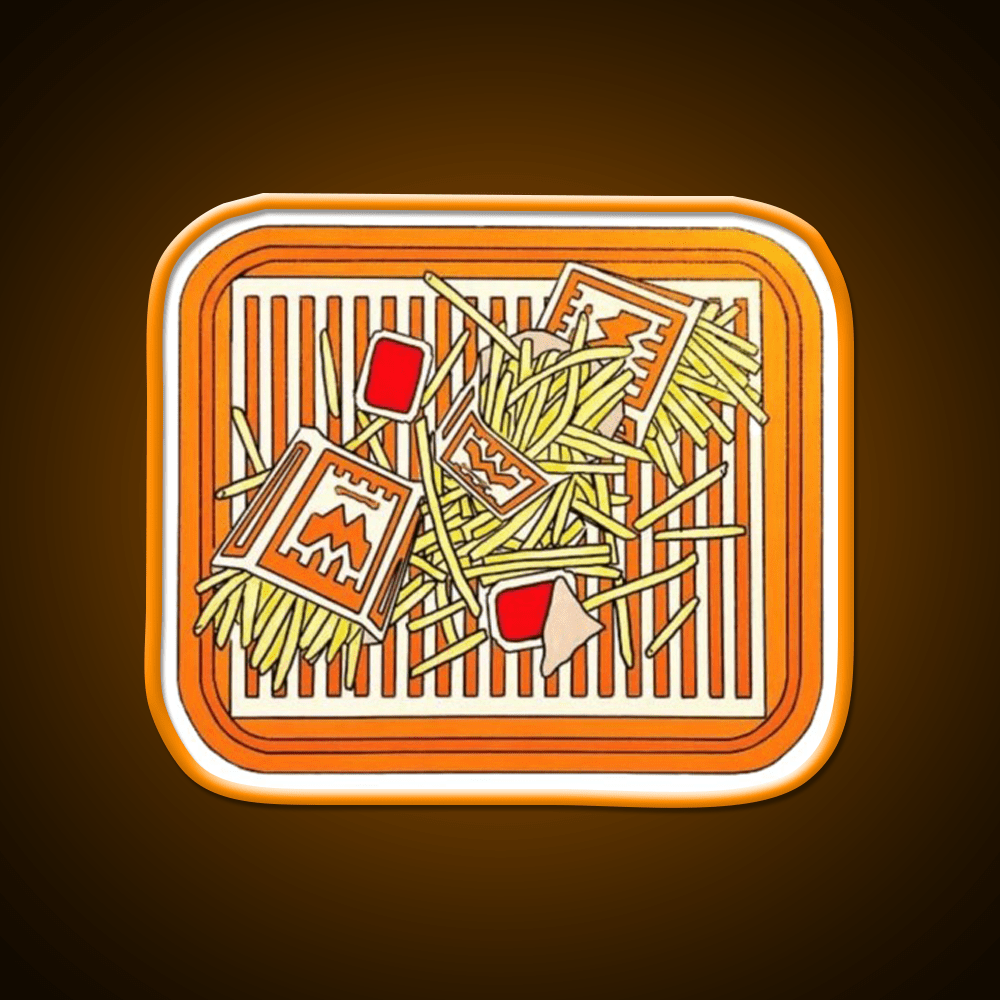 Whataburger Fries Fast Food Led Neon Sign For Burger Place Rgb Color - Shineneon