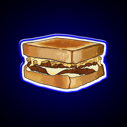 Whataburger Patty Melt Fast Food Led Neon Sign For Burger Place Rgb Color - Shineneon
