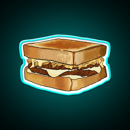 Whataburger Patty Melt Fast Food Led Neon Sign For Burger Place Rgb Color - Shineneon