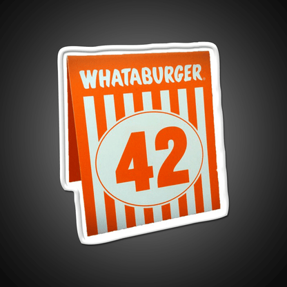 Whataburger Table Tent Fast Food Led Neon Sign For Burger Place Rgb Color - Shineneon