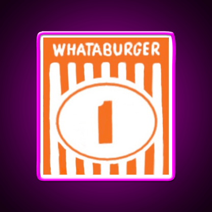 Whataburger Tent Fast Food Led Neon Sign For Burger Place Rgb Color - Shineneon
