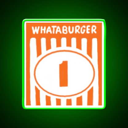 Whataburger Tent Fast Food Led Neon Sign For Burger Place Rgb Color - Shineneon