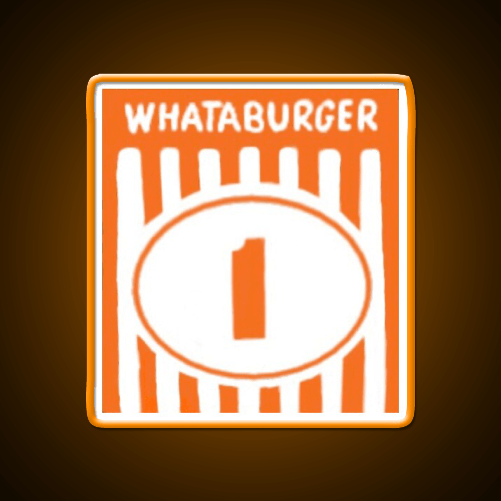 Whataburger Tent Fast Food Led Neon Sign For Burger Place Rgb Color - Shineneon