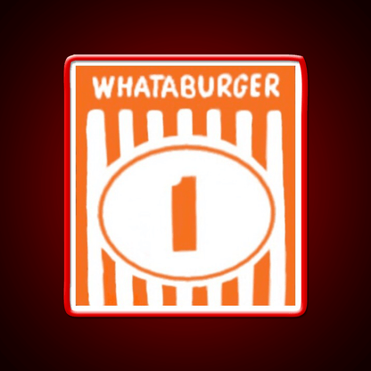 Whataburger Tent Fast Food Led Neon Sign For Burger Place Rgb Color - Shineneon