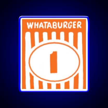 Whataburger Tent Fast Food Led Neon Sign For Burger Place Rgb Color - Shineneon