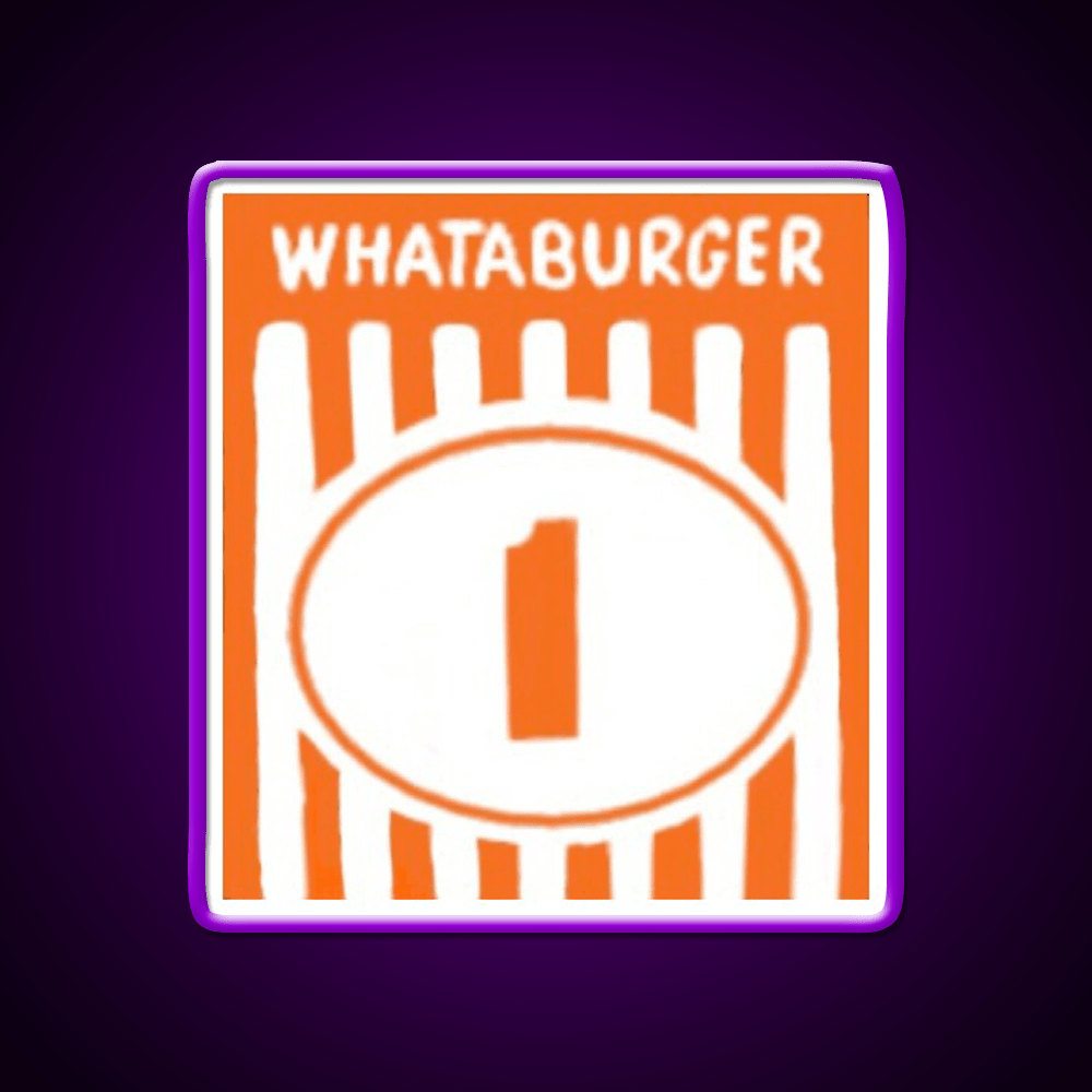 Whataburger Tent Fast Food Led Neon Sign For Burger Place Rgb Color - Shineneon