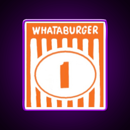 Whataburger Tent Fast Food Led Neon Sign For Burger Place Rgb Color - Shineneon