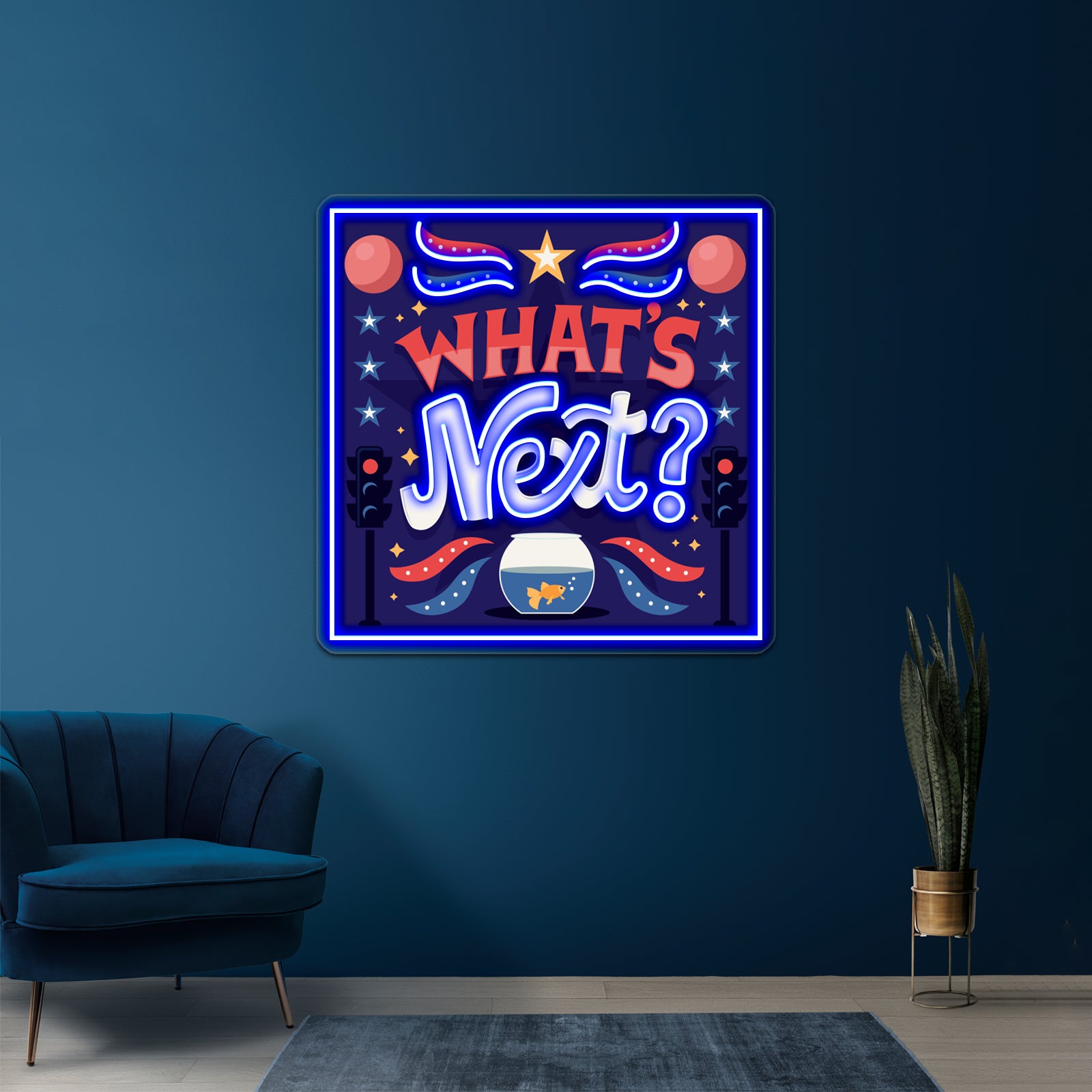 Whats Next Artwork Neon Signs Custom | Shineneon