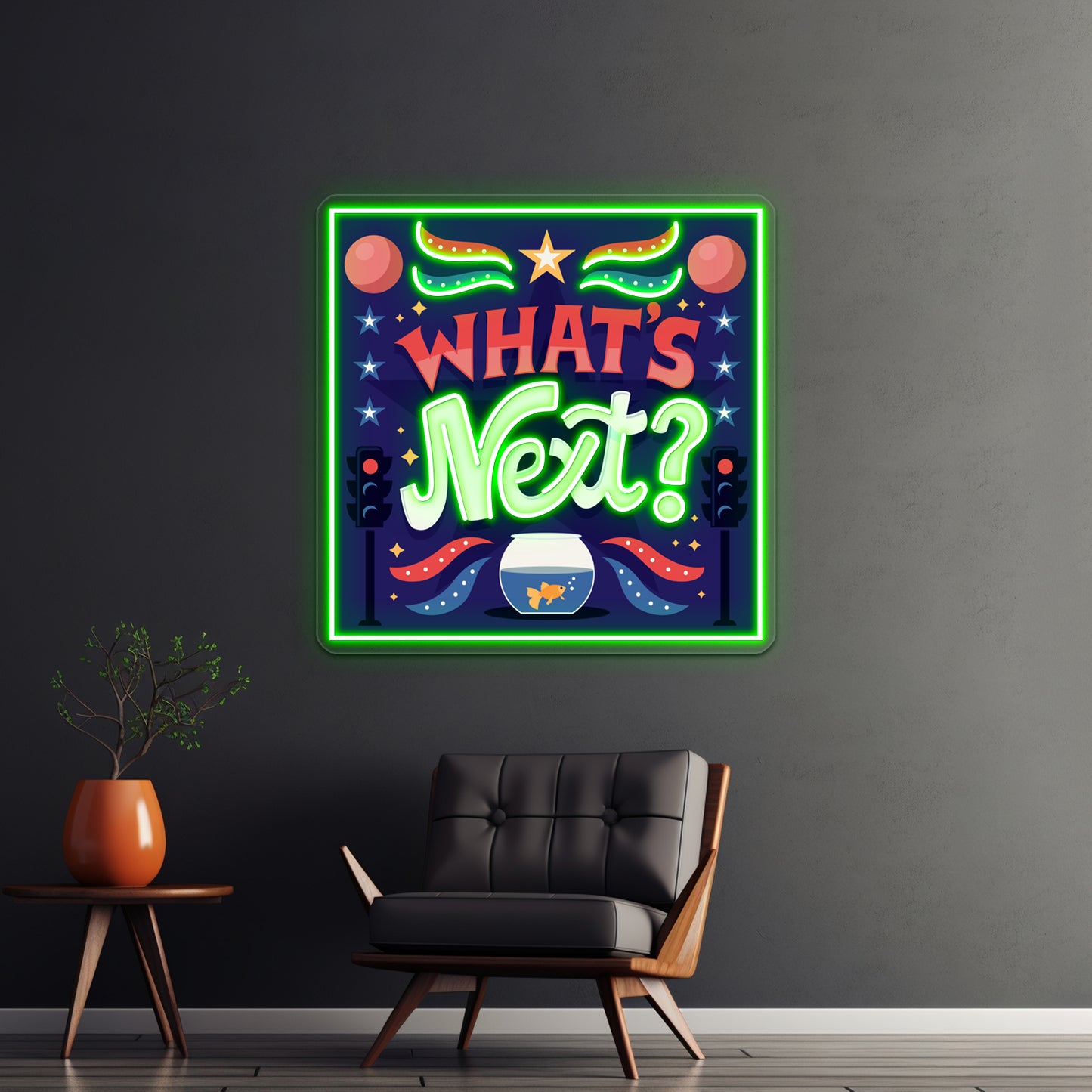 Whats Next Artwork Neon Signs Custom