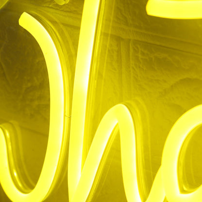 Whats Your Story Yellow Led Neon Sign - Shineneon