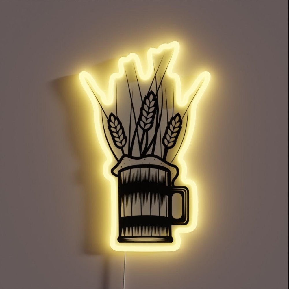 Wheat Beer Rgb Led Neon Sign - Shineneon