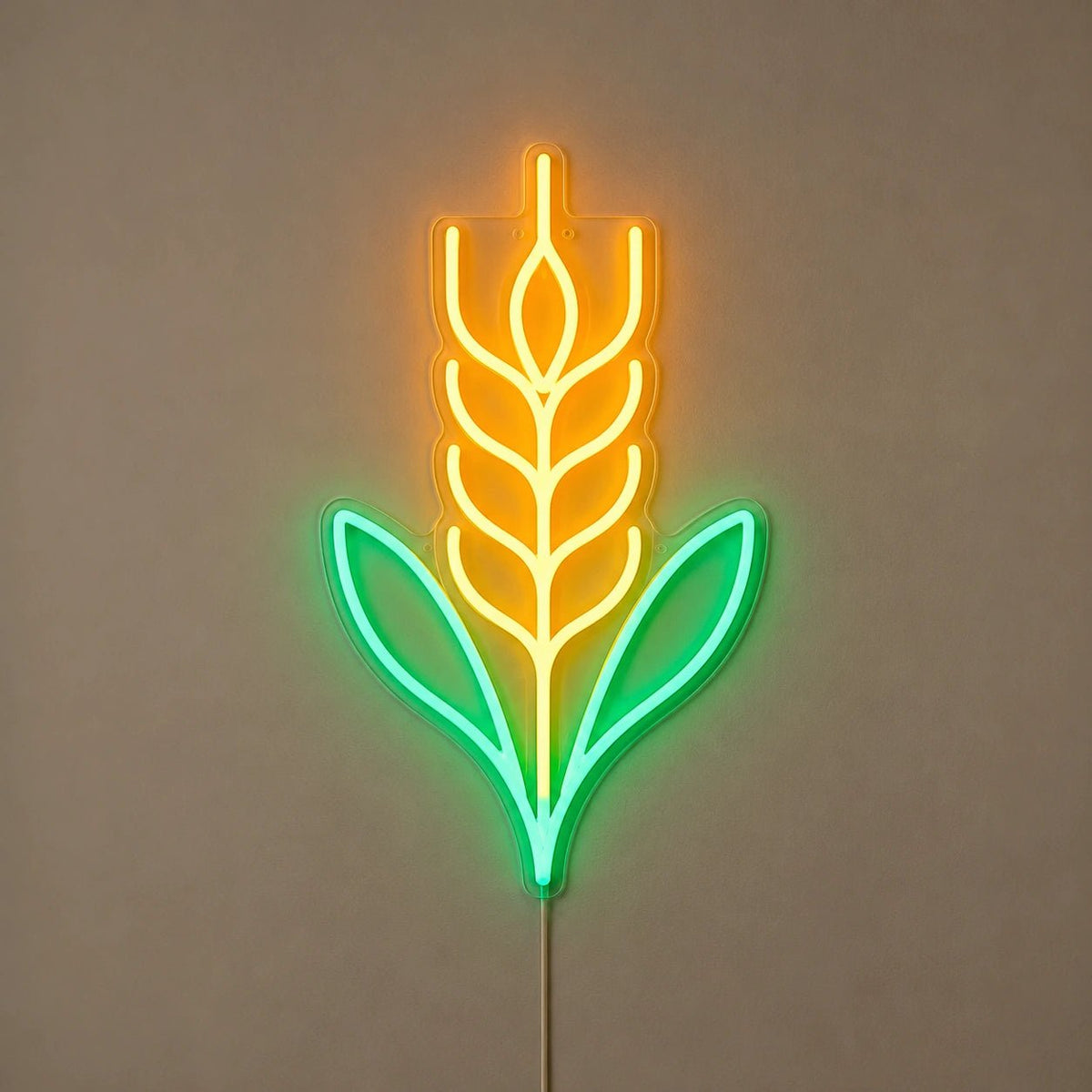Wheat Ear With Leaves LED Neon Sign - Shineneon