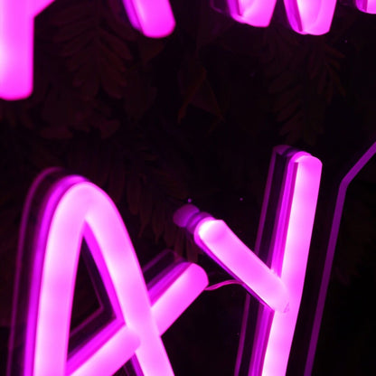 When Boys Are Away Girls Will Play Crave Purple Led Neon Sign - Shineneon